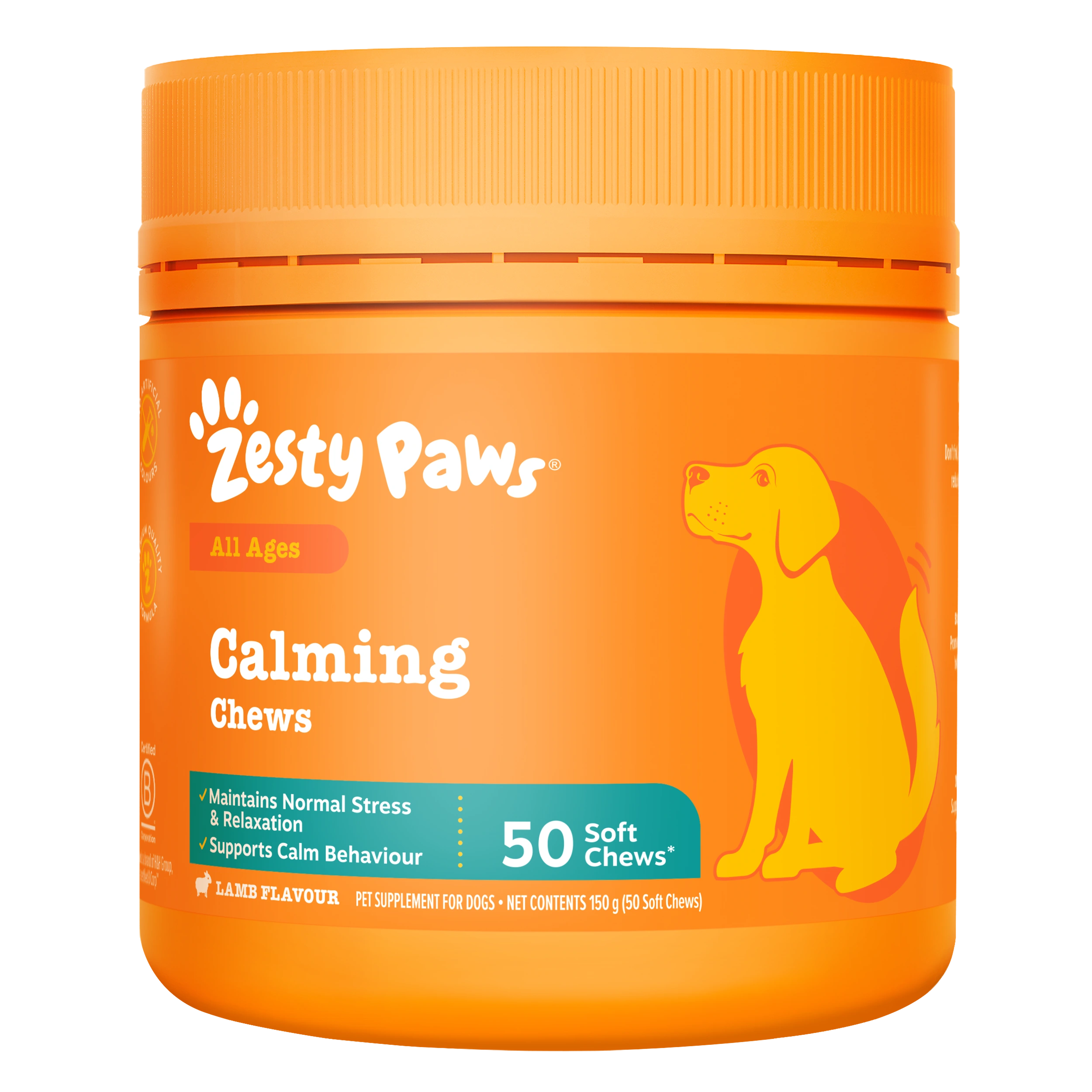 Calming Chews | Stress relief supplement for dogs – Zesty Paws Australia